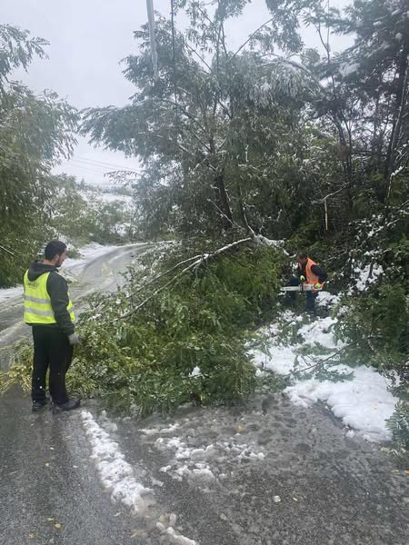 Edhe në ditët me borë punëtorët e NPL "Ambienti" Sh.A nuk u ndalën asnjë ças